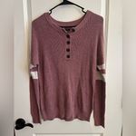 American Eagle Brushed Knit Letter Stripe Sweater Size XS (S fit) Photo 6