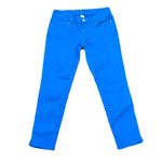 Cache Electric Blue Low Rise Skinny Jeans Women’s Size 2 Y2K Retro Vintage Photo 1