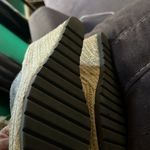 Toms Tom’s platform in snake print upper and natural bottom heel. 4” heel. Size 8. Photo 1