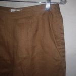 Allison Taylor  4 27x28 Camel Caramel Linen Fitted Pants Photo 2