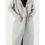 NWT Lyla + Luxe Grey Jiminy Hooded Coatigan Sz. L Gray Size L Photo 1