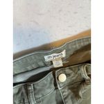 M Jeans by Maurice Size 6 Olive Green High Rise Straight Leg Raw Hem Ankle Jeans Photo 2