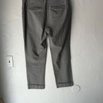 J.Jill Premium Bi Stretch Gingham Ankle Pants Black White Womens Size 12 Pull On Photo 8