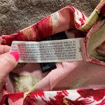 Forever 21  Contemporary Tropical Pink Maxi Skirt Side Slit Tie Women’s Sz S GUC Photo 4