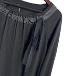 Daisy Fuentes Black Long Sleeve Top Bow Detail Size Large New Photo 18