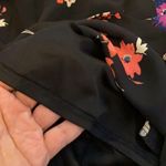 EXPRESS Black Chiffon Floral Romper Photo 6