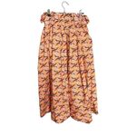 Anthropologie NWT Devotion Twins Kotronas Skirt A-Line Cotton Midi Size Medium Photo 5