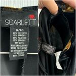 Vintage Velvet Floral Maxi Dress Dark Romantic Whimsygoth 9/10 Black Photo 2