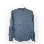 Magellan outdoors Blue Chambray Fishing Shirt L Long Sleeve Quick Dry Casual Fit Photo 1