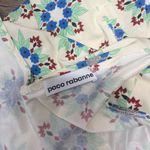 Paco Rabanne v neck floral print maxi with pearl snaps down the front size 34 Photo 4