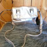 B. Makowsky Metallic Shoulder Bag Gold Photo 0