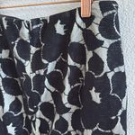 Ann Taylor  Black Floral Pencil Skirt Career Professional Work 6 Photo 4