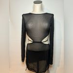 Fashion swim Solid Color Hollow Out Backless
Knotted Cover Photo 1