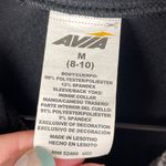 Avia Womens Brushed 1/4 Zip Top and Leggings Workout Set Size Medium Black White Photo 7