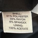 Ann Taylor  Loft Black Pleated Knee Length Skirt Women's Size 2 Photo 3