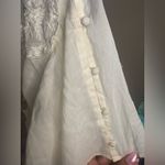 Free People Opal Elegant Embroidered White One-Shoulder Dress Photo 4