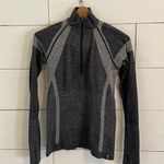 Gray Quarter Zip Pullover Jacket. Size XSmall. EUC Photo 0