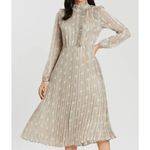 Ba&sh Paris Pleated Midi Dress US Sz. 6 Photo 1