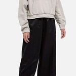 Nike Jordan Essentials Women's Fleece Hoodie in Light Iron Ore Photo 5