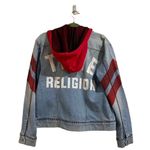 True Religion Hooded Jean Trucker Jacket Sz S NWT Photo 11