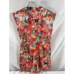 Athleta Marlow Romper Size XS Renewed Bloom Pink Floral Travel Athleisure Photo 2