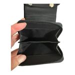 The Sak  Crochet Knot Crossbody Trifold Wallet (with Removable Strap) Black Photo 8