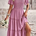 SheIn Ruffle Hem Swiss Dress Photo 6