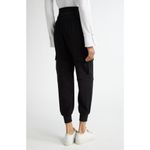 NWT Cinq a Sept Tous Les Jour Giles Joggers in Black Satin Pull Photo 12