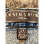 Point Sur Denim Distressed Blue Jeans Slim Fit Size 24 Photo 4
