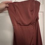 Azazie  Desert Rose Wren Bridesmaid Dress Photo 2
