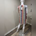 NWT Pomander Place Stripe Kira Dress M 100% Cotton Patriotic Style Blue Size M Photo 6
