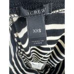 J.Crew  XXS Black White Stripe Modal Midi Skirt A3925 Soft Stretch Pull On Photo 4
