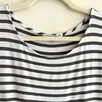 Green Envelope Grey and White Striped Short Sleeve T Photo 10