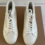 Madewell Sidewalk High-Top Sneakers in Pale Parchment, Size 10 Photo 5