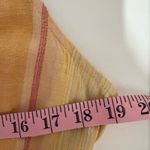 l*space L  Clara Maxi Dress Yellow Gold Stripe Sleeveless Tie Waist XL Boho NWT Photo 12