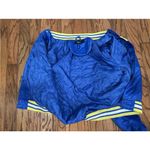 Pro Standard Warriors Satin Jacket Large L FLAW AS IS Blue Photo 11