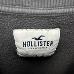 Hollister California Auto Show Cropped Raw Hem Crewneck Sweatshirt Large Gray Photo 11