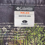 Columbia X.C.O. L juniors charcoal gray Jean Denim Button Down Womens Jacket Photo 8