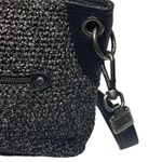 The Sak new ᯾ Indio Small Crochet Tote Handbag Bag ᯾ Urban Static Charcoal Knit Photo 11