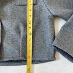 Korean crop flannel grey jacket size 4 made in Korea NWT Gray Photo 3