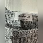 Kaileigh  Heather Gray Cold Shoulder Tank Top Photo 2