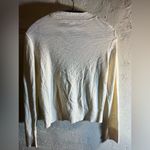 J.Crew Cream Button-Up Women's Sweater Photo 4