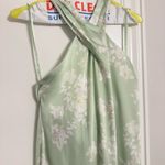 BHLDN  Ruby Twist Halter Satin Dress Photo 4