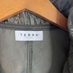 Terra SJ Apparel Structured Collar Sleeveless Green Mod Tunic Dress Size Medium Photo 6