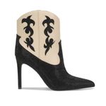 INC International Concepts Black and‎ White Heeled Boots with Stiletto​ Size 7.5 Photo 1