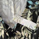 Almost Famous short sleeve black and green leaf print dress Photo 6