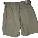 L.L.Bean Women's Nylon Hiking Shorts Green Lightweight Belted Outdoor Small Photo 1