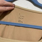 A New Day Tan Long Sleeved Ribbed Bodysuit Photo 3