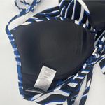 Carmen Marc Valvo NEW  Bikini Top Small Swim Sense Animal Zebra Underwire Wrap Photo 11