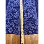 Savanna Jane Blue Embroidered Short Sleeve V Neck Dress Western Size Small Photo 6